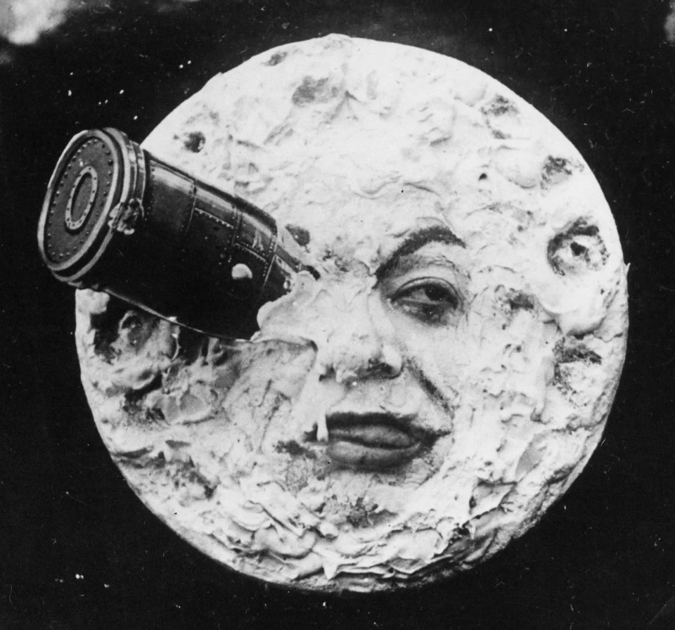 Still from&nbsp;Le Voyage dans la lune [A Trip to the Moon], 1902, directed by Georges M&eacute;li&egrave;s&nbsp;
