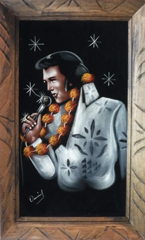 &amp;quot;Velvet Elvis&amp;quot; signed Ortiz, made in Tijuana c. 1970s, source unknown