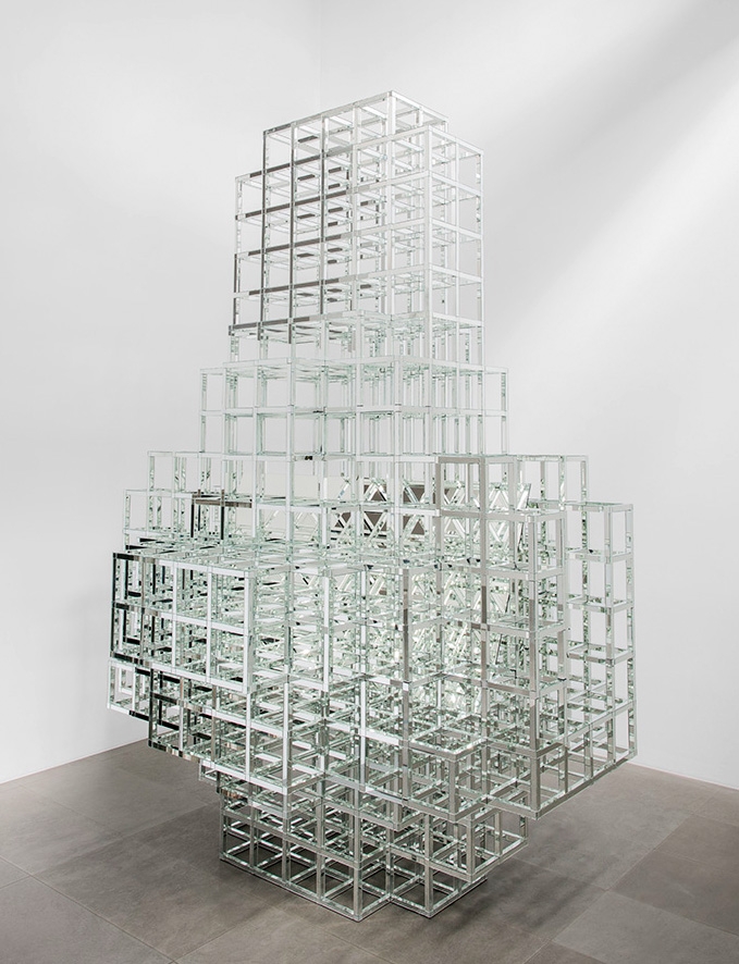 David Altmejd
Matrix 1, 2016
steel and mirror
137 x 81 x 97 inches
(348 x 205.7 x 246.4 cm)