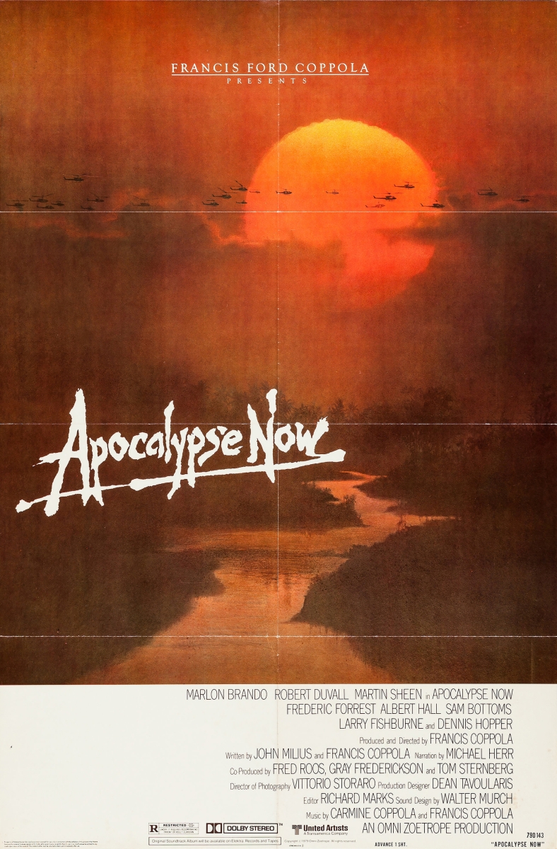 Promotional poster for Apocalypse Now, 1979, directed by Francis Ford Coppola,&amp;nbsp;poster design by Robert Peak