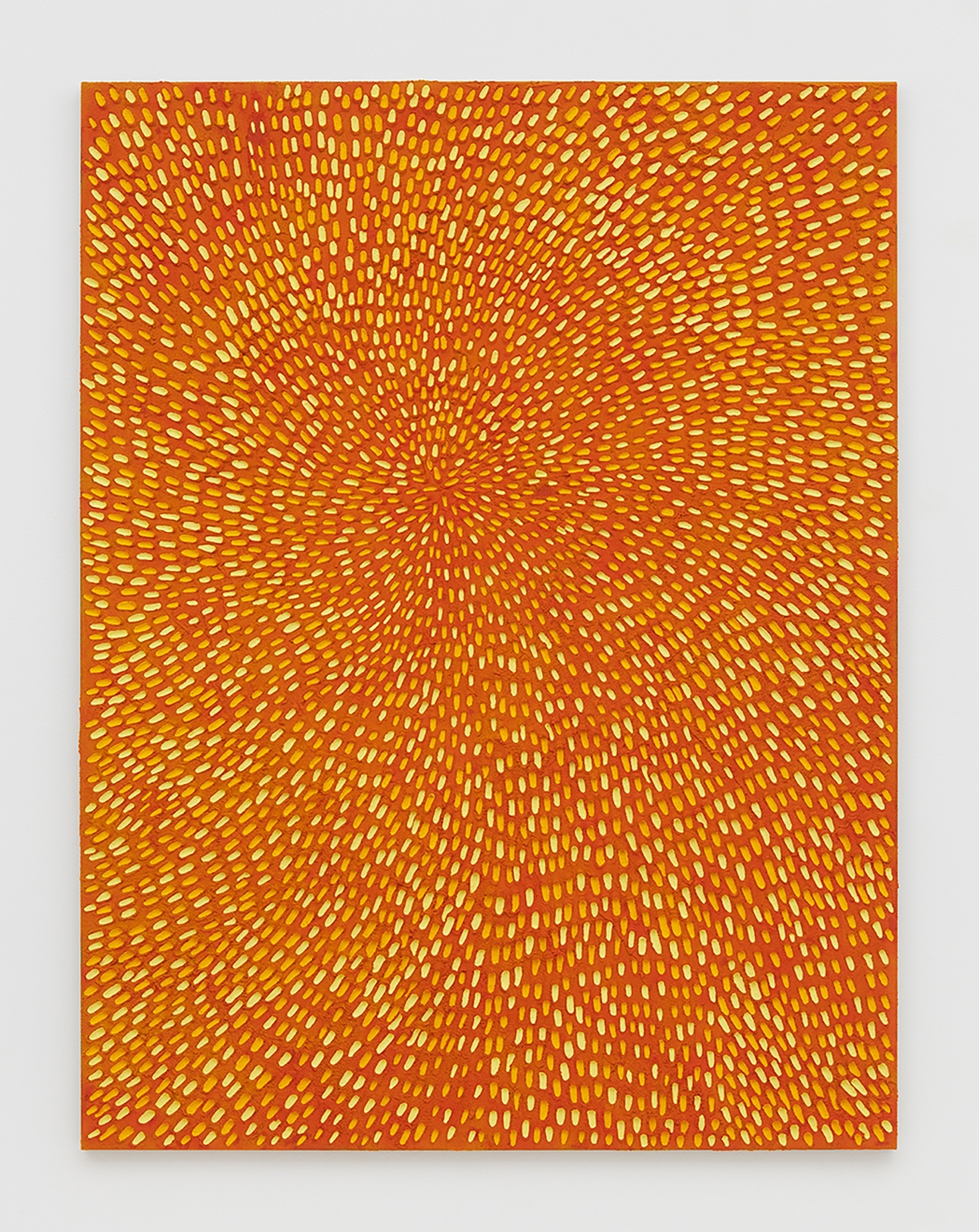 Jennifer Guidi Light In Light Out (Painted Yellow Sand SF #1E, Yellow and Orange), 2016