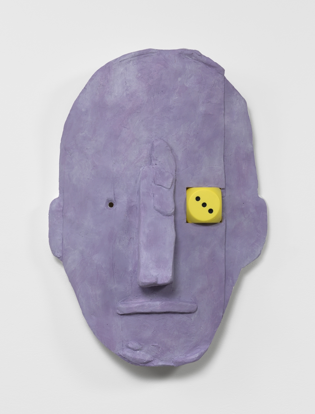 Valentin Carron, Dice Holder (purple), 2021