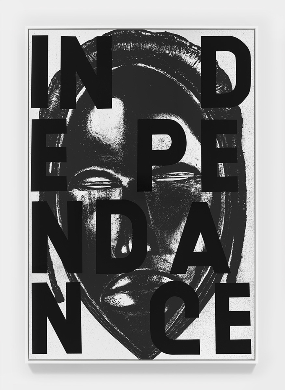 Adam Pendleton Independance (Mask, Ivory Coast), 2018