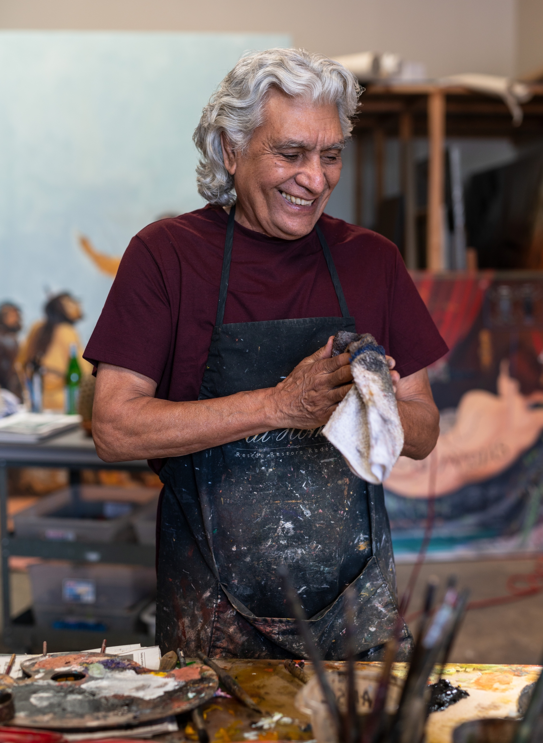 Raul Guerrero at his studio in National City, California,&amp;nbsp;2021
&amp;nbsp;